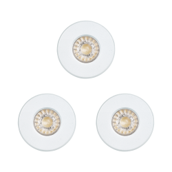 Spot à encastrer LED Igoa blanc GU10 3 x 3,3 W EGLO