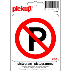 Pictogramme Parking Interdit – Signalisation Claire 10x10cm | PICKUP