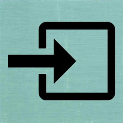 Plaque Adhésive Entrée 8x8 cm – Signalisation Claire | PICKUP