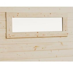 Fenêtre fixe pour abri de jardin