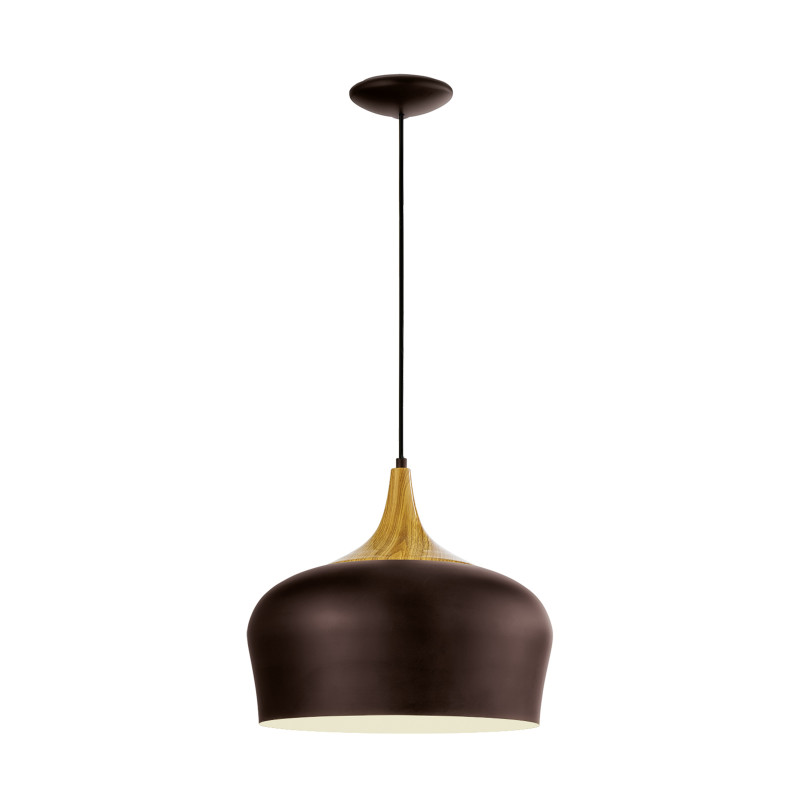 Lustre Obregon brun E27 60 W EGLO