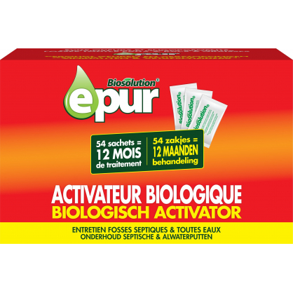 Activateur biologique pour fosse septique - 54 doses - EPARCYL