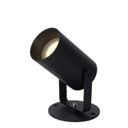 Spot extérieur LED Taylor noir – Éclairage puissant | LUCIDE