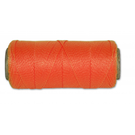 Fil en polypropylène orange fluorescent Ø 1 mm 50 m CHAPUIS