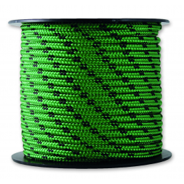 Corde en polyester et polyamide verte et noire Ø 3 mm 25 m CHAPUIS
