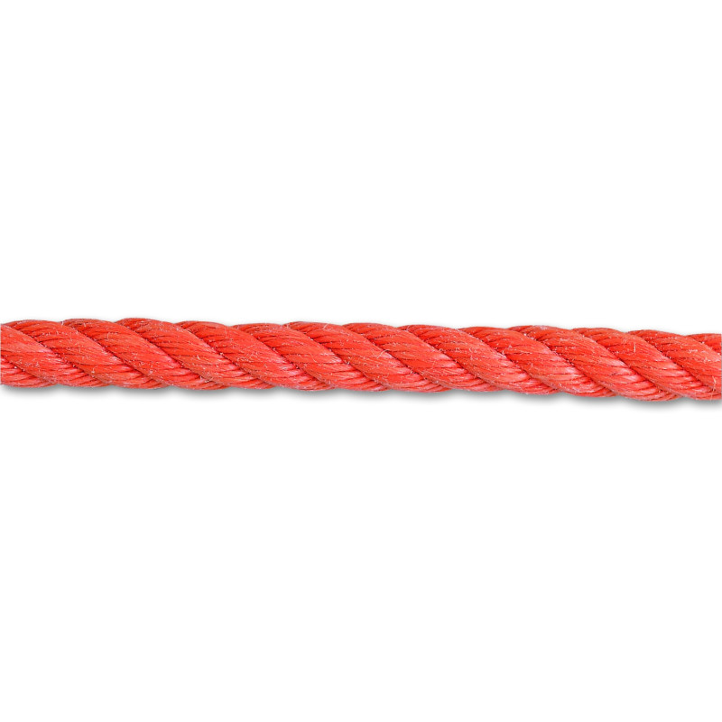 Corde cordage polyamide torsadée 10mm au mètre blanc