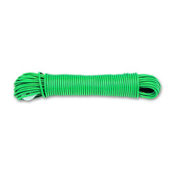 Corde à linge en polypropylène avec tendeur verte Ø 2,6 mm 20 m CHAPUIS