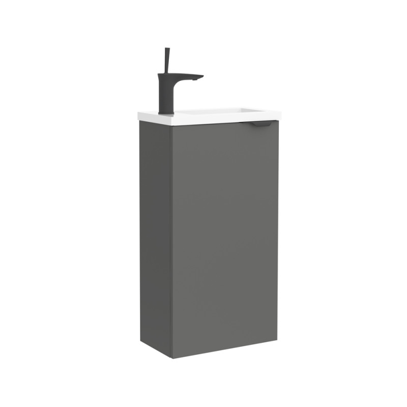 Meuble lave-mains Monaco anthracite mat CYGNUS BATH