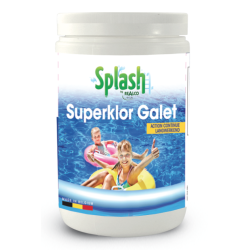 Superklor Galet 25x20g SPLASH – Désinfection Piscine | SPLASH
