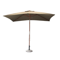 Parasol Droit Taupe 3x2m – Ombrage Facile