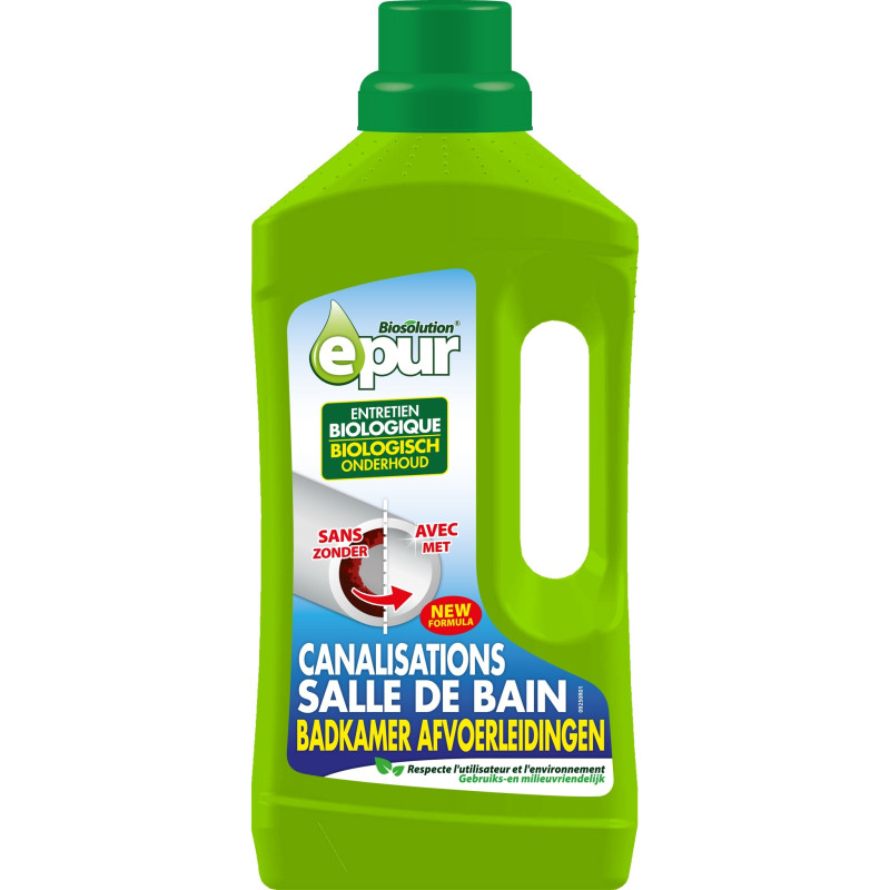 Entretien biologique de canalisation de salle de bain 1 L EPUR