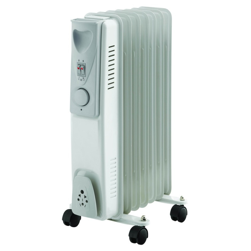 Radiateur bain d'huile avec roulettes 1500 W WARMTECH