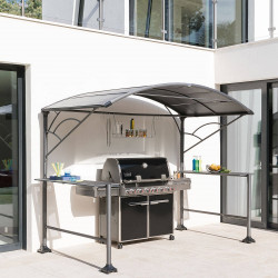 Abri pour barbecue Neiba 2,96 x 1,5 x 2,27 m