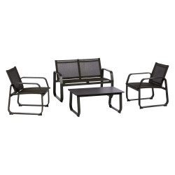 Salon de jardin Gili graphite