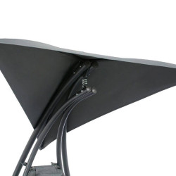 Lit suspendu Majorque ardoise