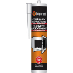 Tube Mastic Réfractaire 310ml – Étanchéité Foyers | FULGURANT CHAUFFAGE