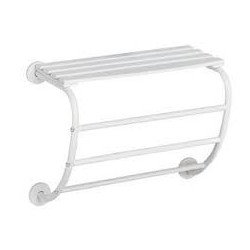 Porte-serviettes Corfou mural blanc – Élégance et Praticité
