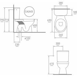 Pack WC Herat GEBERIT
