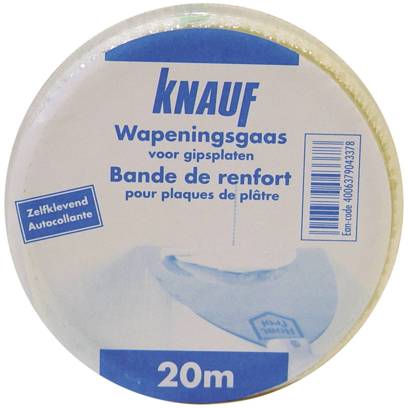 Bande en fibre de verre 5 cm x 20 m KNAUF