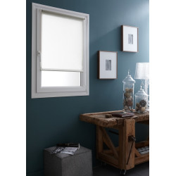 Store enrouleur tamisant Easy blanc – Lumière tamisée | MADECO