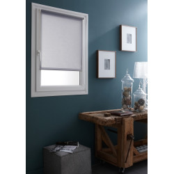 Store enrouleur tamisant gris clair – Lumière tamisée | MADECO