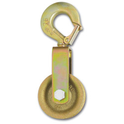 Poulie à crochet renforcée Ø 80 mm – Robuste et fiable | CHAPUIS