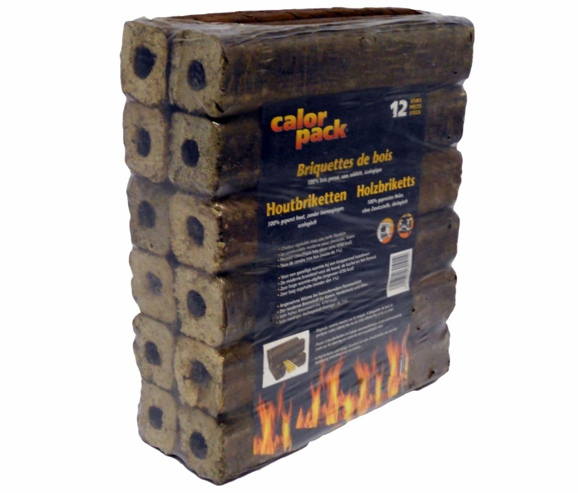 Briquettes de bois compressé pour le jour