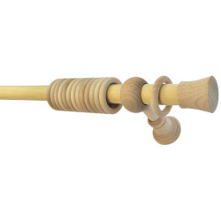 Kit tringle bois Ø28mm – Support réglable | MOBOIS