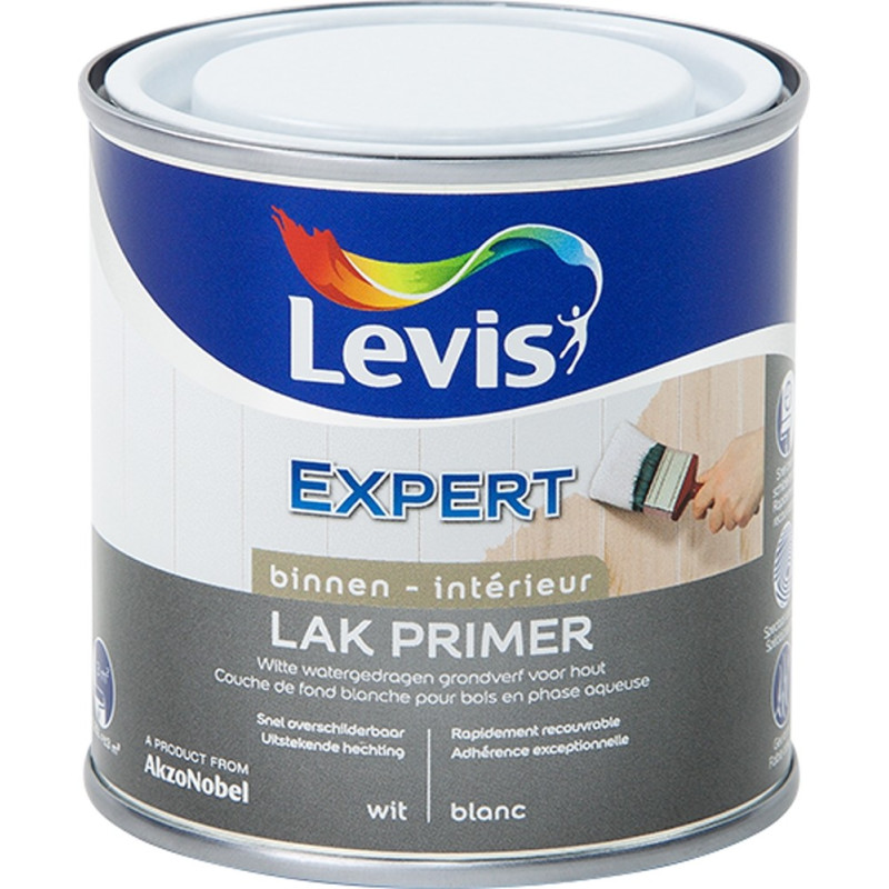 Primer Expert Intérieur blanc 0,25 L LEVIS