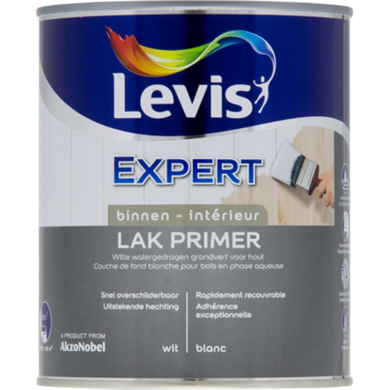 Primer Expert Intérieur blanc 0,75 L LEVIS