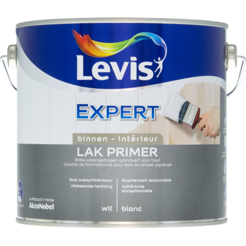 Primer Expert Intérieur blanc 2,5 L LEVIS