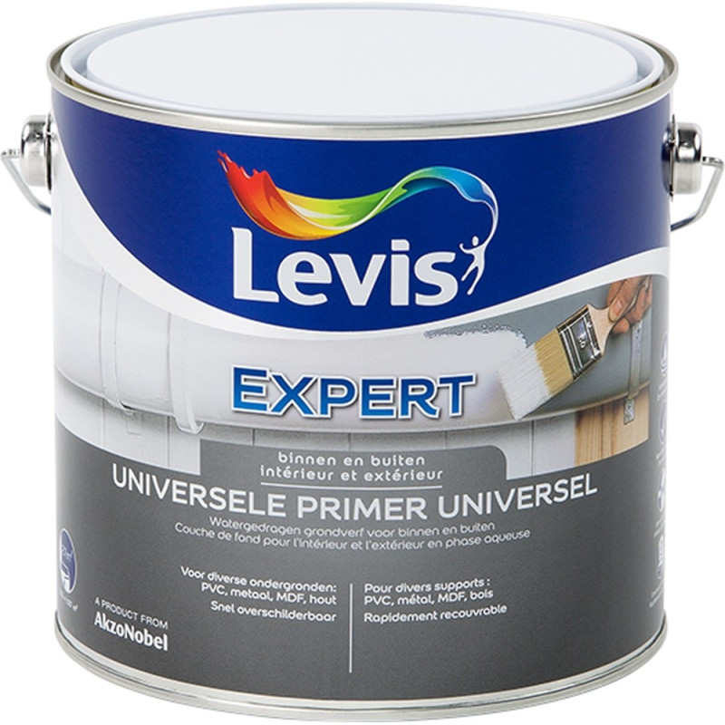 Primer Expert Universel blanc 2,5 L LEVIS