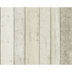 Intissé vinyle Planche bois cérusé 53 cm