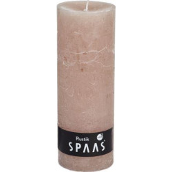 Bougie cylindre rustique Ø7 cm