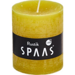 Bougie cylindre rustique Ø7 cm