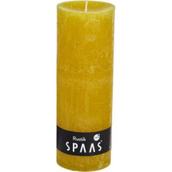 Bougie cylindre rustique Ø7 cm