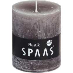 Bougie cylindre rustique Ø7 cm