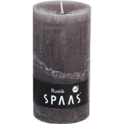 Bougie cylindre rustique Ø7 cm