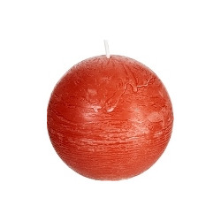 Bougie Rustique Boule Gingembre Ø 8 cm – Ambiance Chaleureuse | SPAAS