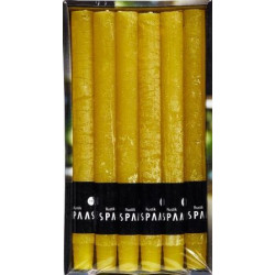 Bougie Chandelier Rustique Jaune Automne 25cm – Ambiance Chaleureuse | SPAAS