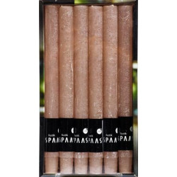 Bougie Chandelier Rustique Beige 25cm – Ambiance Chaleureuse | SPAAS