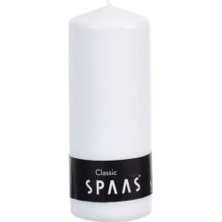 Bougie Cylindre Blanche 8x20cm – Ambiance Chaleureuse | SPAAS