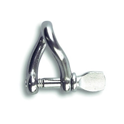 Manille torse inox Ø 6x12mm – Accessoire résistant | CHAPUIS

