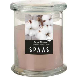 Bougie Bocal Fleurs de Coton – Ambiance Douce | SPAAS