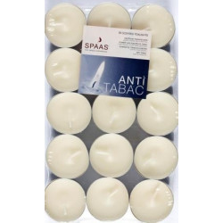 Bougie chauffe-plats anti-tabac 30 pièces – Anti-fumée | SPAAS