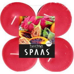 Bougie chauffe-plats Maxi délice tropical 4 pièces – Ambiance Chaleureuse | SPAAS