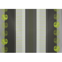 Toile cirée Londen vert 140cm – Facile à nettoyer | AUTHENTIQUE