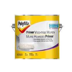 Primer Murs Humides blanc 2,5 L POLYFILLA