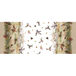 Toile cirée sur support non-tissé Chasse 140 cm au mètre HOBBYTEX