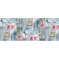 Toile cirée sur support non-tissé 140 cm au mètre HOBBYTEX